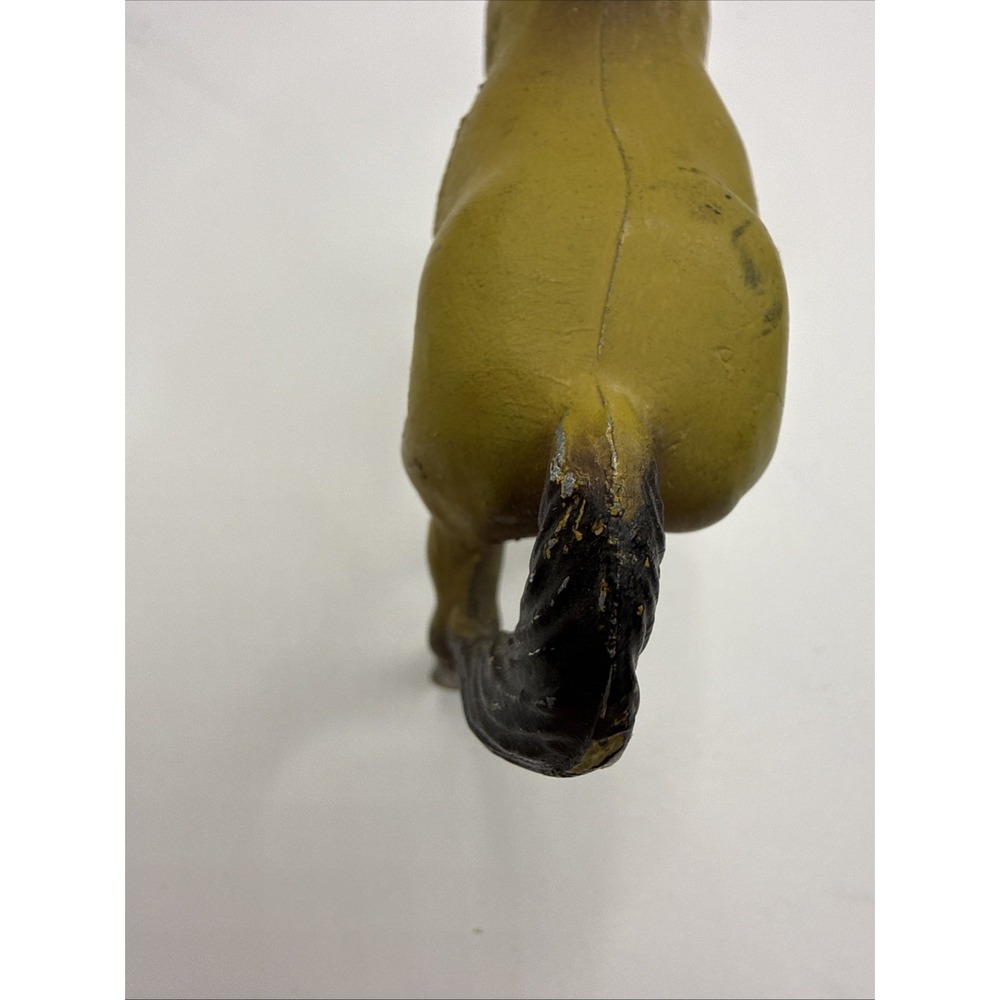 Vintage Durham Industries Miniature 3" Horse Cast Metal Tan Yellow  1976 (#3) - Picture 4 of 8